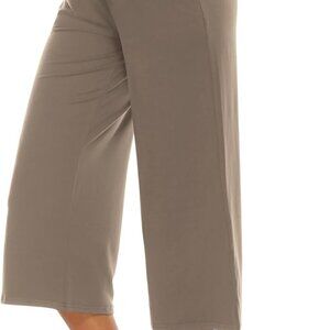 Capris for Women Casual Summer Loose Comfy Drawstring Wide Leg Capri Pants with